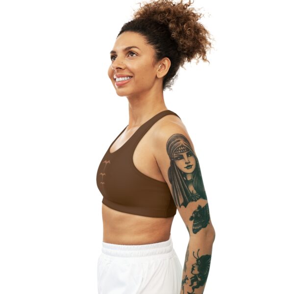 Brown Seamless "Iwa" Sports Bra - Image 6