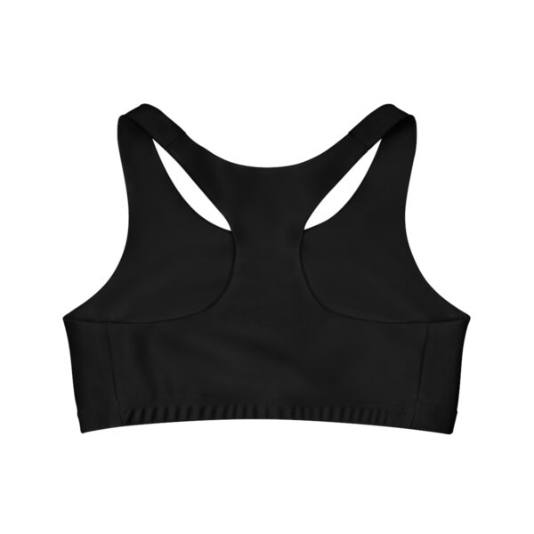 Black Seamless "Iwa" Sports Bra - Image 2