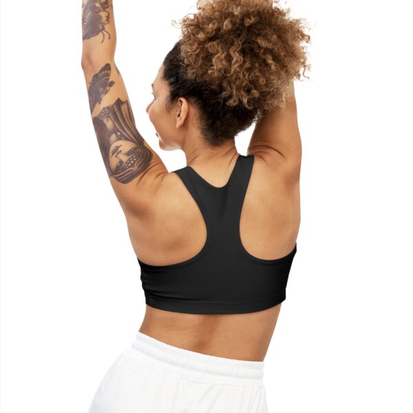 Black Seamless "Iwa" Sports Bra - Image 4