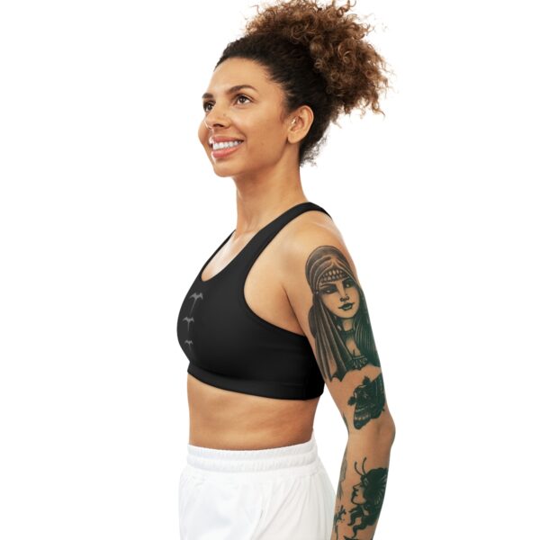 Black Seamless "Iwa" Sports Bra - Image 6