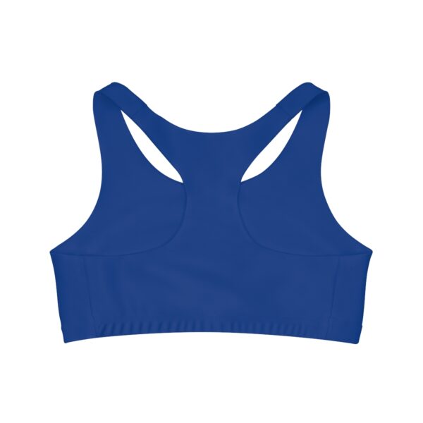 Dark Blue Seamless "Iwa" Sports Bra - Image 2