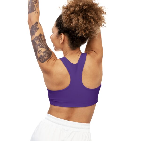 Purple Seamless "Iwa" Sports Bra - Image 4