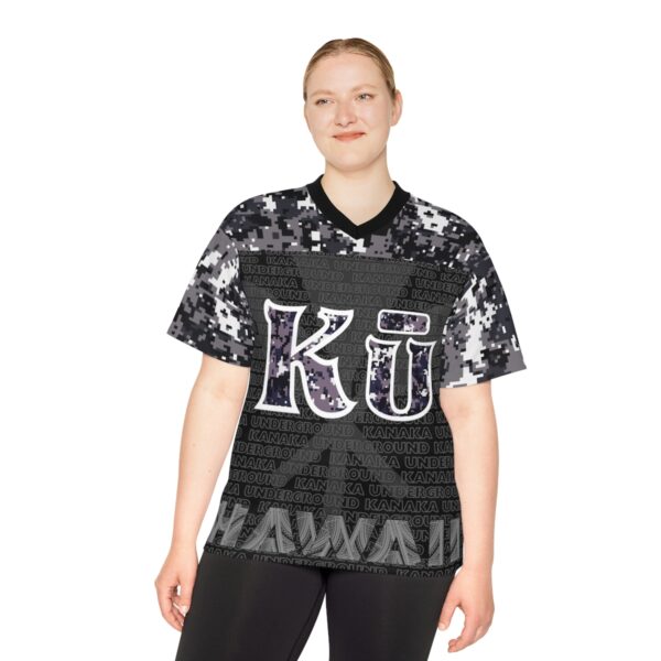 Unisex Football Jersey (Black Camo) - Image 3