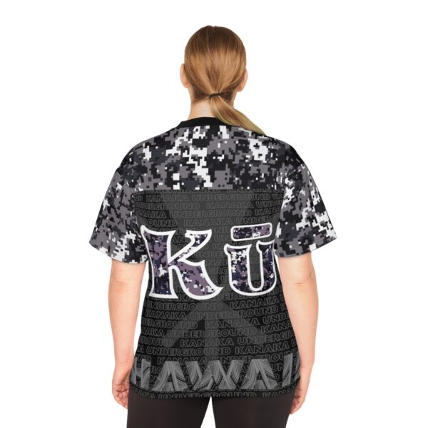 Unisex Football Jersey (Black Camo) - Image 4