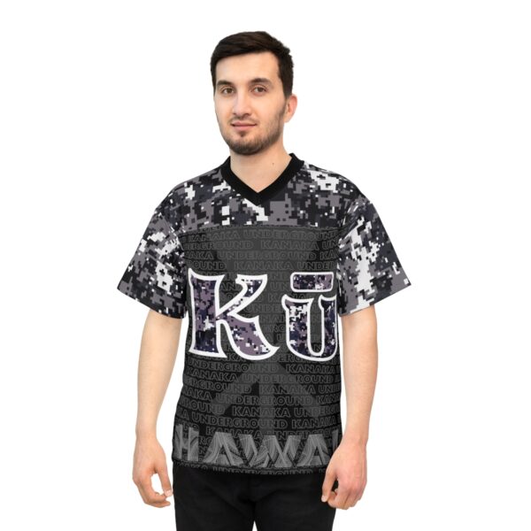 Unisex Football Jersey (Black Camo) - Image 6