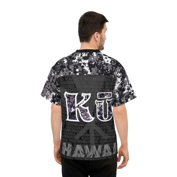 Unisex Football Jersey (Black Camo) - Image 7