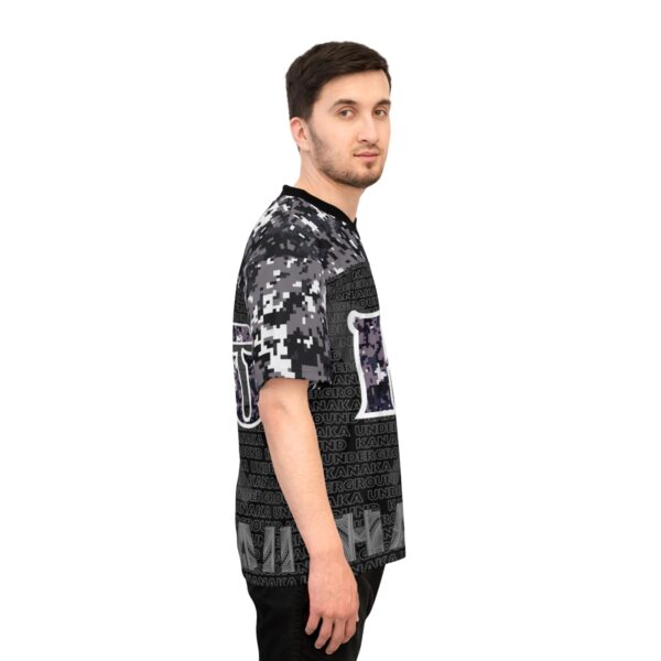 Unisex Football Jersey (Black Camo) - Image 8