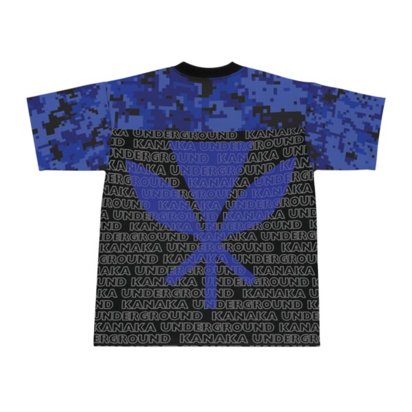 Unisex Football Jersey (Blue Camo)