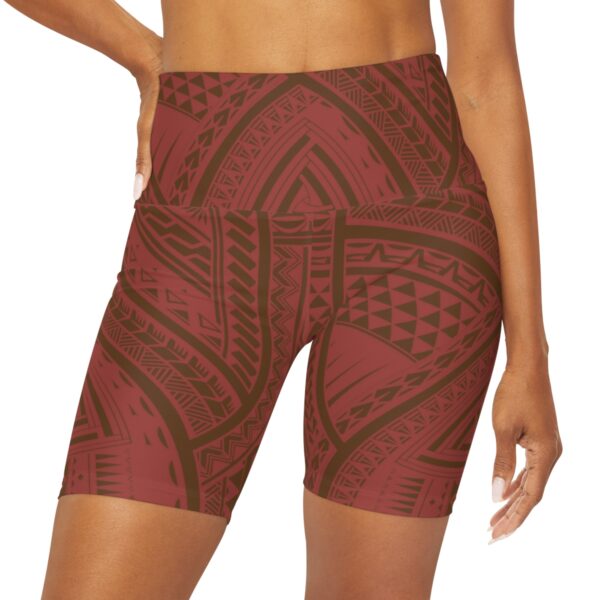 High Waisted Yoga Shorts (T006) - Image 4