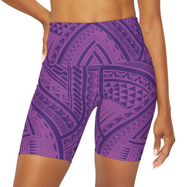 High Waisted Yoga Shorts (T005) - Image 4