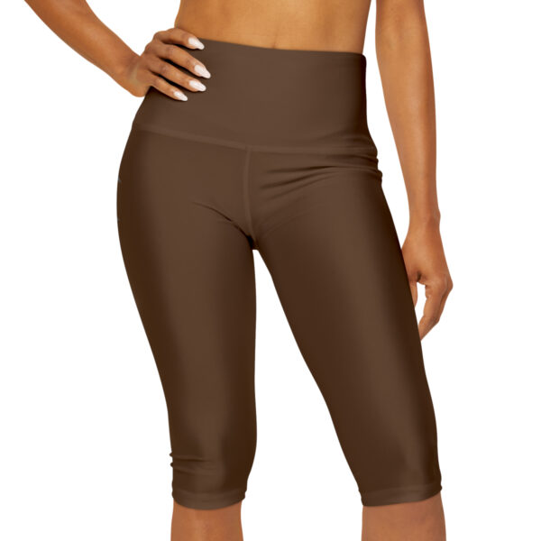 Iwa Capri Leggings (Brown) - Image 2