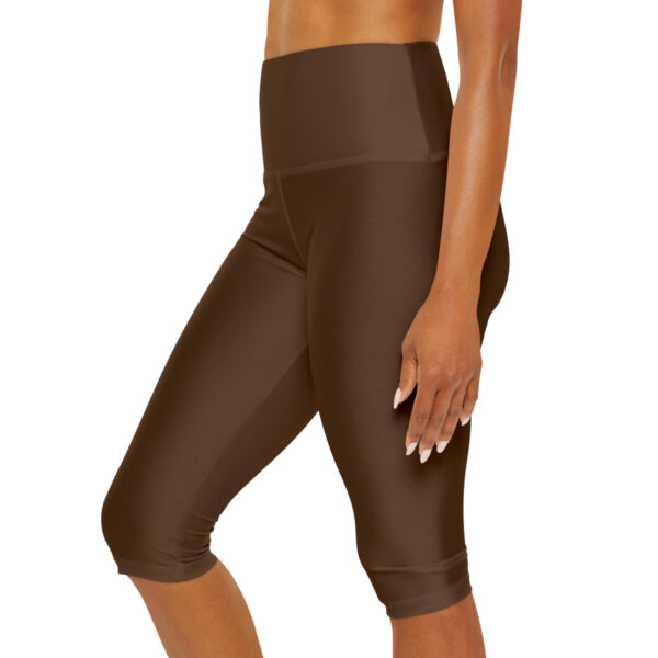 Iwa Capri Leggings (Brown) - Image 4