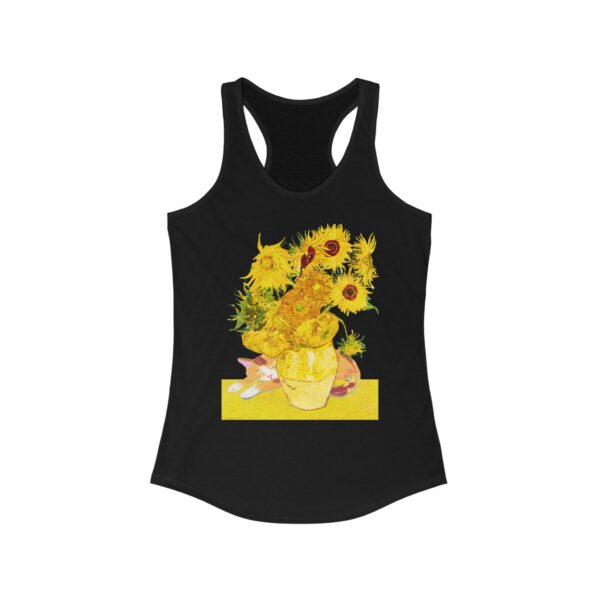 Vincent Van Cat Racerback Tank - Image 3