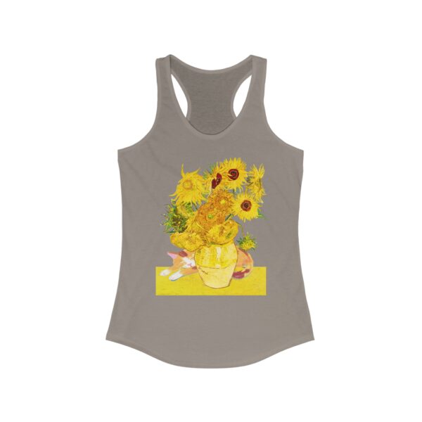 Vincent Van Cat Racerback Tank - Image 5