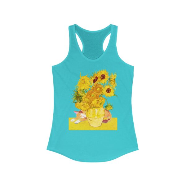 Vincent Van Cat Racerback Tank - Image 7